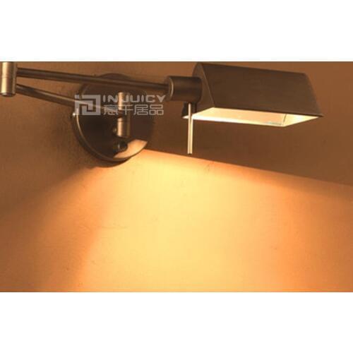 Vintage Industrial LED Iron Bedroom Loft Corridor Folded Adjustable Restaurant Wall Lamp Cafe Bar Store Decor