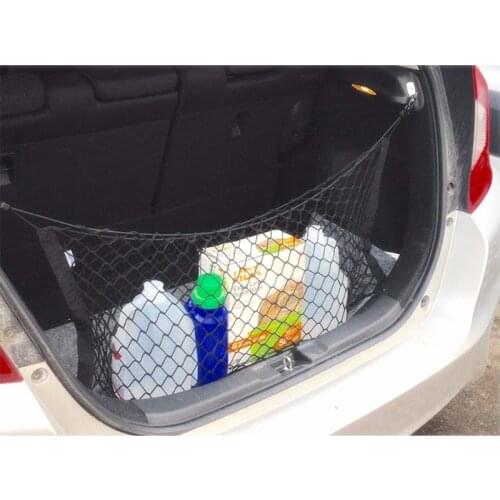 1Pc Car Trunk Rear Cargo Organizer Storage Elastic Carrier Mesh Net Nylon 90x40cm