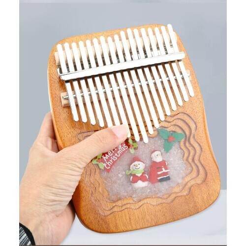 17 Key Kalimba Thumb Piano Mahogany Africa Sanza Mbira Keyboard Musical Instrumentos High Quality Finger Piano