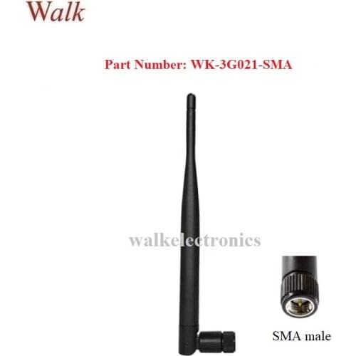 7 dbi high gain 295mm length omni directional GSM 3G rubber Antenna foldable 3g gsm SMA stubby antenna