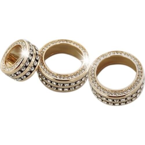 Airspeed Diamond Air Conditioner Knobs Covers AC Knob Cap Ring for -BMW 1 2 3 4 Series F20 F30 Car Styling