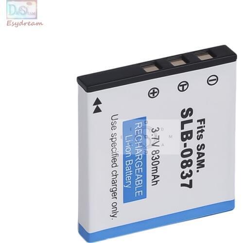 0837 SLB-0837 830mAh Battery for Samsung Digimax I6 PMP L50 L60 L80 i70 i70S L700 L700S L73 NV3 NV5 NV7