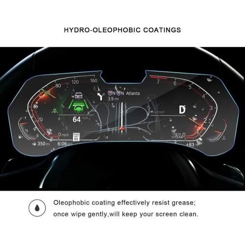 Car Screen Protector For BMW X5/X7 G05 2019 2020 LCD Instrument Panel Display Screen Tempered Glass Protector Film Car Interior