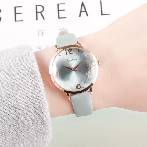 2019 New Luxury Women Watches Ladies Starry Sky Clock Fashion Leather Female Quartz Wristwatches relogio feminino zegarek damski