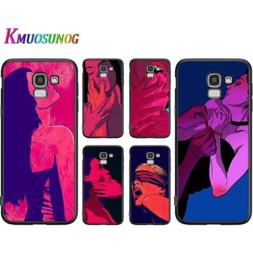 Sexy Lips Hot Girl For Samsung Galaxy J8 J7 J6 J5 J4 J3 J530 j730 Duo Core EU Prime Star 2018 2017 2016 Phone Case