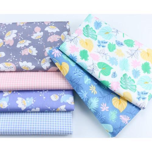 Printed Flower 100% Cotton Twill Fabric Cotton Patchwork Cloth Material Suede Fabric Other Fabric Plain Piece Warp Woven