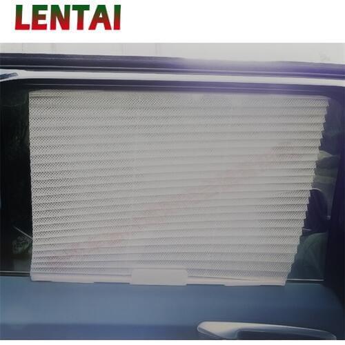 LENTAI For Renault megane 3 duster captur clio 4 Audi a3 a4 b6 b8 a6 b7 MG 1PC Car pleated curtains Automatic folding sun shade
