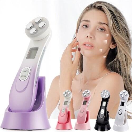 Mesotherapy Electroporation RF Radio Frequency Facial LED Photon Skin Care Beauty Device Face Lifting Tighten Wrinkle Removal