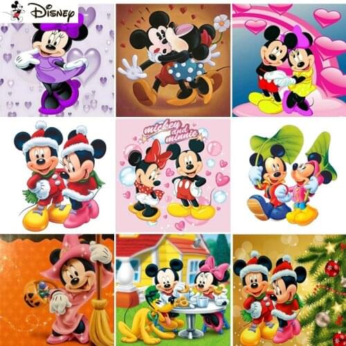 Disney 5D Diamond Embroidery Needlework Kit "Cartoon Mickey Mouse" Diy Diamond Painting Cross Stitch Home Decoration Gift
