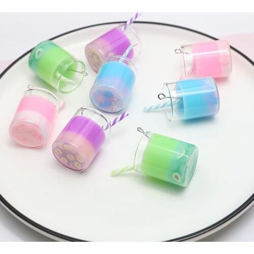 New style 30pcs/lot color resin core cartoon cup shape glass beads diy jewelry garment/earring pendants accessory