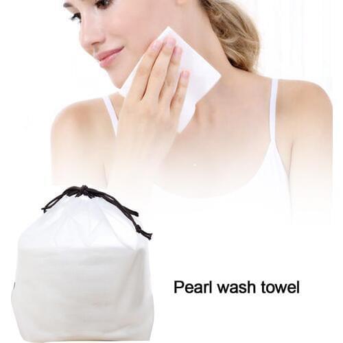 New Hot Disposable Face Towel Cleansing Towel Roll Pearl Pattern Portable Cotton Wipe Face Towel Facial Wash Paper