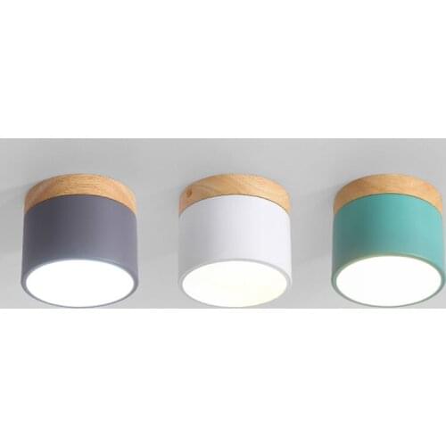 Nordic Iron Wood Ceiling Lighs for Kitchen Stairs Lighting Living Room Bedroom Led Ceiling Lamp Bedroom Hanging Lamps Home Decor