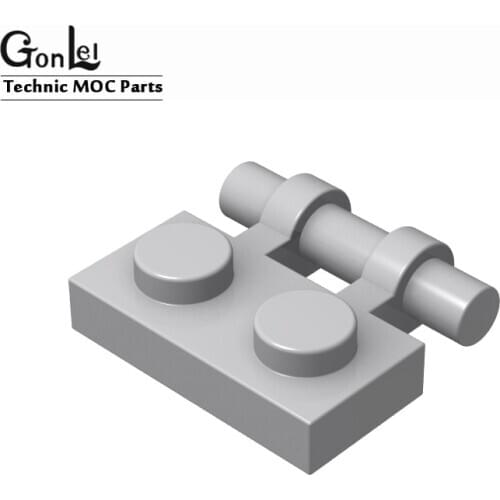 30Pcs/lot Plates Special 2540 Bricks Plate Special 1x2 Side Handle fit for 11476 MOC Building Blocks Bricks DIY Toys Parts Gifts