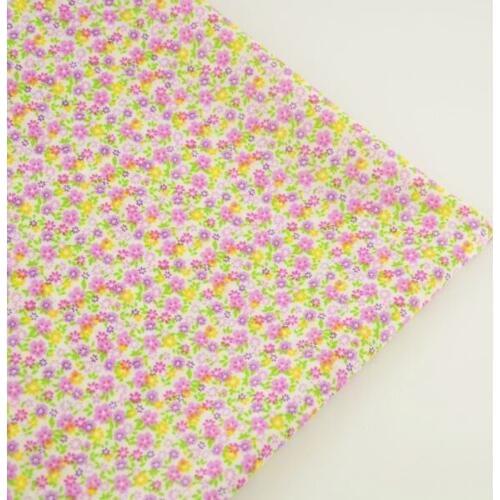 2016 Colorful Flowers Designs Patchwork Home Textile Plain Tecido Fat Quarter Crafts Decoration Sewing Fabric 100% Cotton Tela