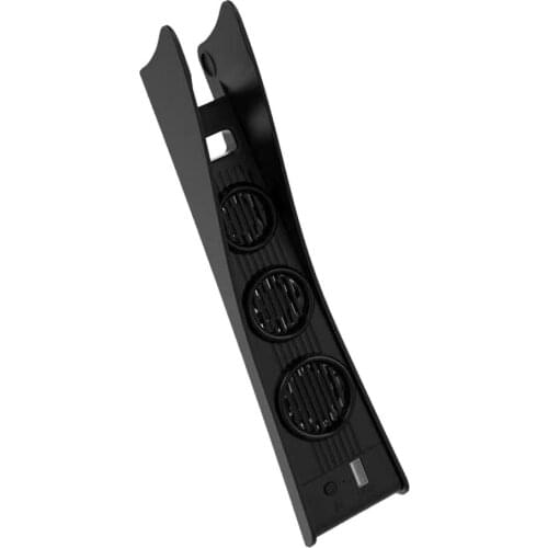 Dual Controller Charger Vertical Cooling Stand Vertical Cooling Fan USB Controller Charger for PS5 Console Headset