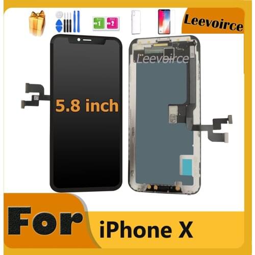 GX Hard OLED For iPhone X LCD Screen AMOLED Digitizer Assembly Replacement GX Soft For iPhone XS Display JK RJ ZY INCELL Best G