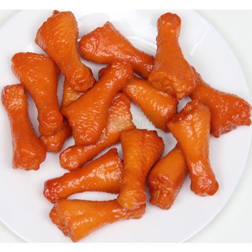 050 PVC simulated chicken leg fake model kitchen dish chicken 6.4*1.8cm