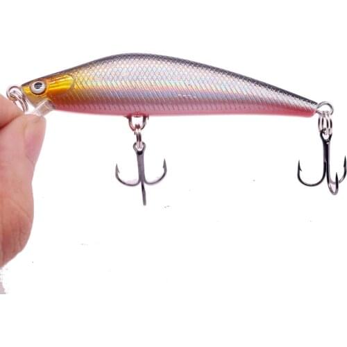 1Pcs 3D Eyes Swimfish Wobblers 7.5cm 7.3g Minnow Fishing Lure Crankbaits Isca Artficial Fake Baits For Outdoor Bait Carp Fishing