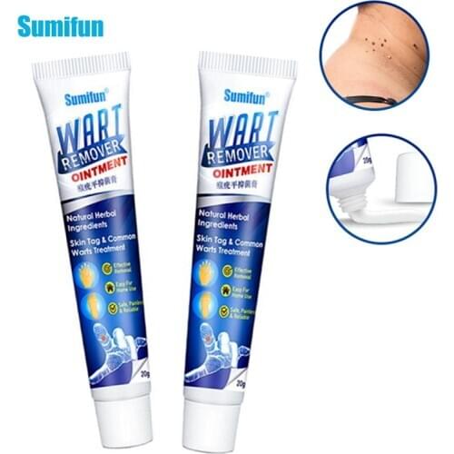 Sumifun 5/10Pcs Warts Remover Ointment Wart Treatment Cream Skin Tags Mole Remover Herbal Extract Corn Plaster Warts Ointment
