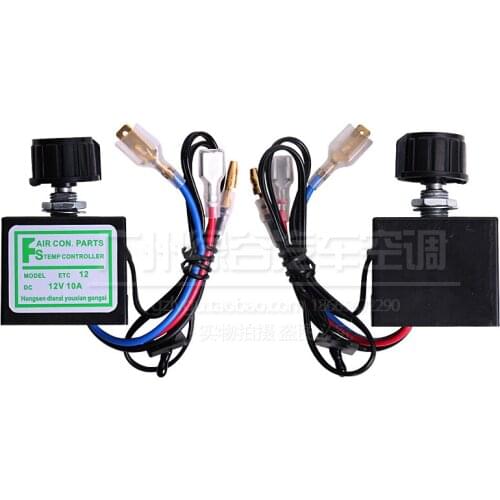 Automotive air-conditioning electronic thermostat switch General automotive air-conditioning temperature controller with sensor