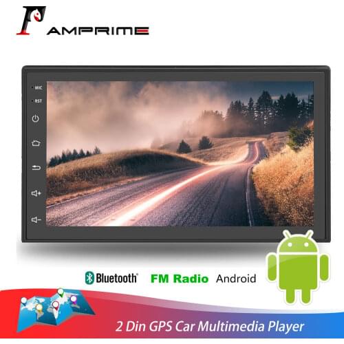 AMPrime Car Multimedia Player 2 din GPS Car Stereo Radio 7''TFT Capacitance Touch Screen Car MP5 Player with FM Radio Receiver