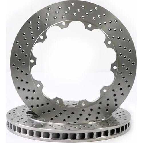 Racing car brake Drilled disc 330*28mm 17"rim wheel fit for BMW-335i/Benz-w209/Audi-Honda/Kia/vw-golf 6/Subaru