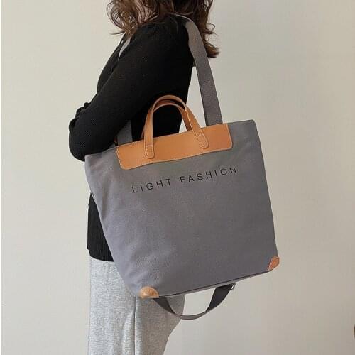 Canvas Bag 2021 New Ladies Bag Lightweight Fashion One-shoulder Messenger Bag Ladies Square Handbag Hand Bag Yellow Bag