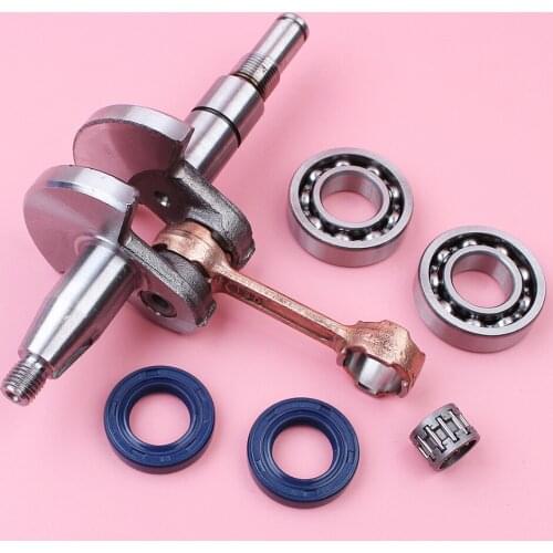 Crankshaft Crank Shaft For Stihl MS180 018 MS 180 Bearing Oil Seal Chainsaw Spare Replacement Part Fit 10mm Pin бензопила