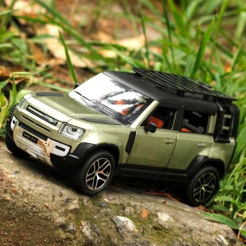 1/24 Land Rover Defender SUV Alloy Car Model Diecast & Toy Metal Off-road Vehicles Model Simulation Collection Children Toy Gift