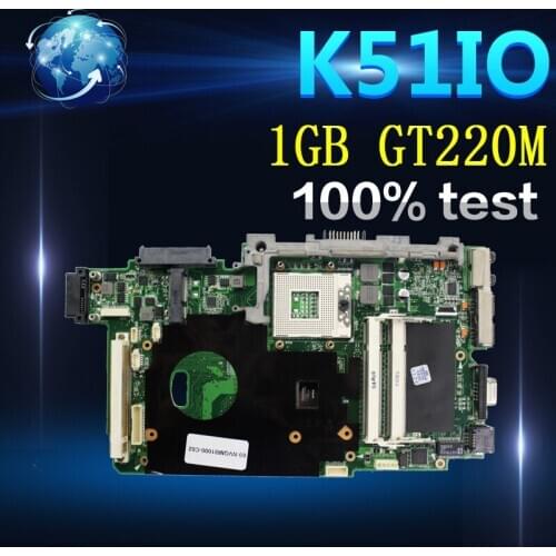 Amazoon laotop motherboard+1GB GT220M Graphic Card VIDEO VGA For Asus K51IO K61IC K70IO X66IC K61IC K70IC X70IC laptop Mainboard