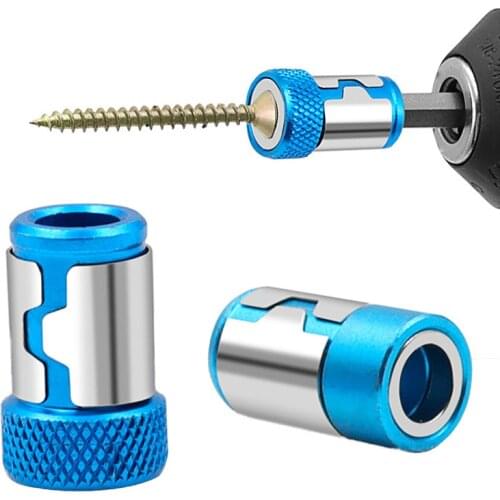 1/4” Metal Screwdriver Bit Magnetic Ring For 6.35mm Shank Anti-Corrosion For 6.35mm Powe Q6D4
