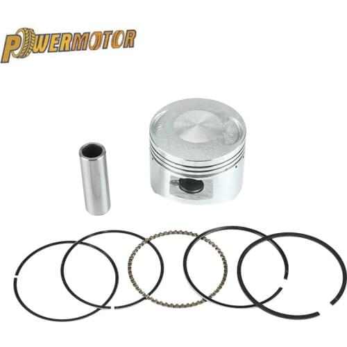 Motorcycle 52.4mm Piston 14mm Bore Air/Oil cooling for Lifan 125cc Horizontal engines Dirt Pit Bike ATV Quad Monkey Bike Parts