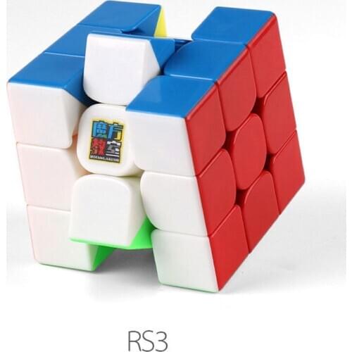 Moyu MFJS MF3RS3 3x3x3 Speed Magic Cube Twist Puzzle Toy Stickerless Ultra-Smooth 56mm Professional Multi-Color Updated 3x3