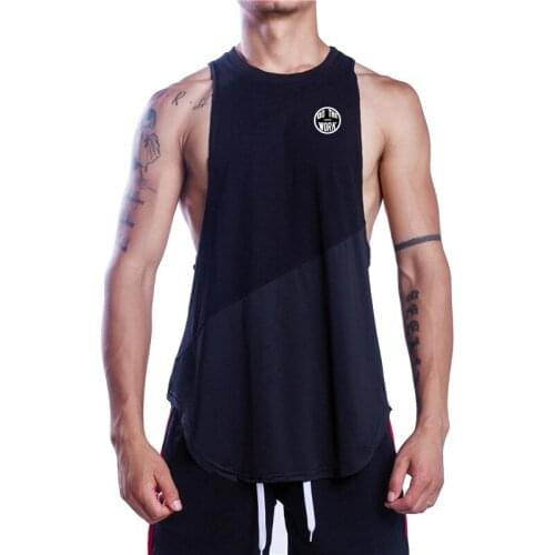 Muscleguys fitness clothing bodybuilding tank top men gyms singlet Workout stringer tanktop muscle shirt cotton mesh vest