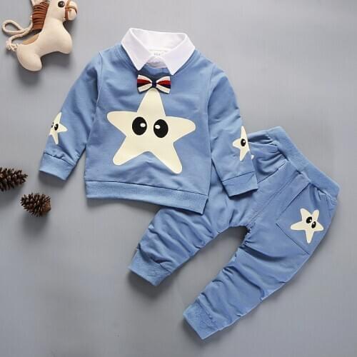 Baby Boy Clothes Christmas Outfits Korean Star T-shirts + Pants Two Pieces Infant Clothing Kids Bebes Jogging Suits Tracksuits