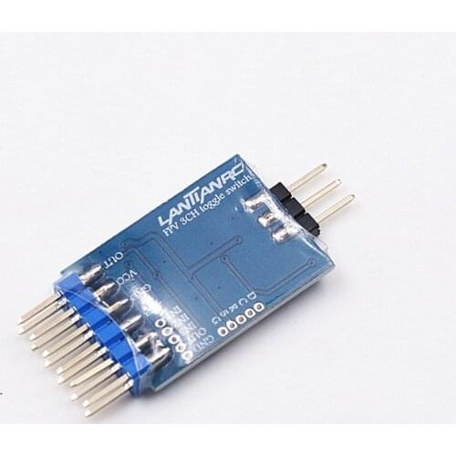 3 Channel FPV Video Switch Module 3 way Video Switch Unit FPV Camera Switch for RC Drone FPV 5.8G FPV Transmitter Receiver