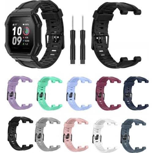 Replacement wristband Silicone Watch Band Strap Bracelet For Xiaomi Huami Amazfit Ares A1908 smart watch Accessories