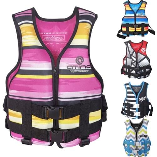 Kids Life Jacekt Premium Neoprene Swim Vest for Children - Buoyancy Swimming Aid for Boys and Girls Swimsuit UPF50