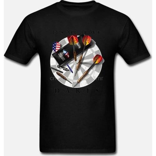 Its All About Darts - White T-shirt - Adult Sizes(2)