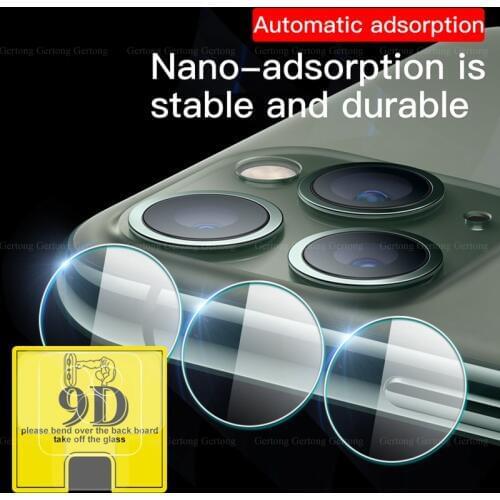 9D Phone Back Camera Screen Lens For iPhone 11 2019 XS Max XR X 7 8 Plus 11Pro Protective Film For iphone 11 Pro Max 7 8 XS Flim