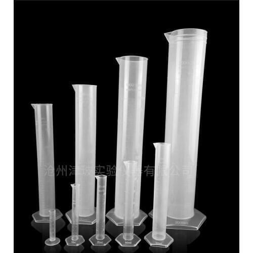 100ml Transparent Plastic Graduated Tube Liquid Measurement Graduated Cylinder Laboratory-Specific Laboratory Supplies 200PC/LOT