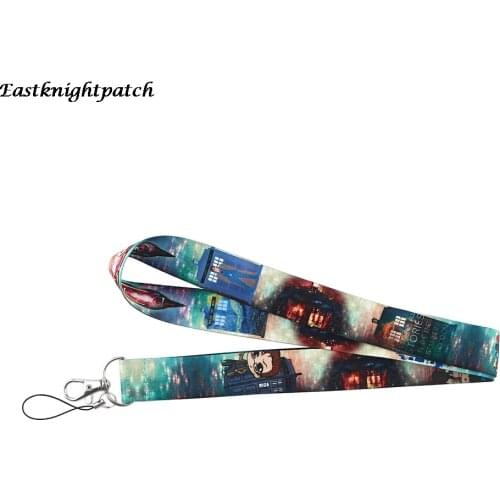 12pcs/lot E2487 Cartoon Tv Show Lanyard For Key Phones USB Flash Drives Keys Keychains ID Name Tag DIY Hang Rope Lanyard