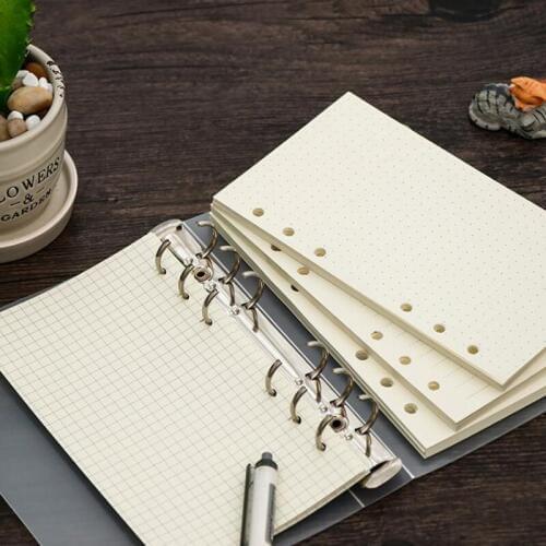 45Sheets/Pack Student Supply A7 Dot Grid Line n11 Paper n04 Paper customized n10 Inside Page A5 A6 Notebook