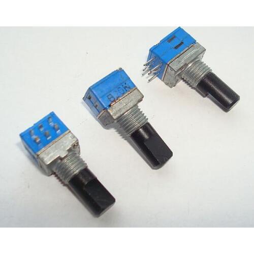 5pcs/lot pjiap switch RK09 precision potentiometer double B20K 15MM clinker handle