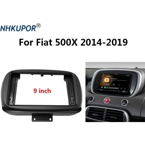 Car Radio Frame Kit For Fiat 500X 2014-2019 Auto Stereo CD/DVD Dash Fascia Mount Trim Panel Bezel Faceplate