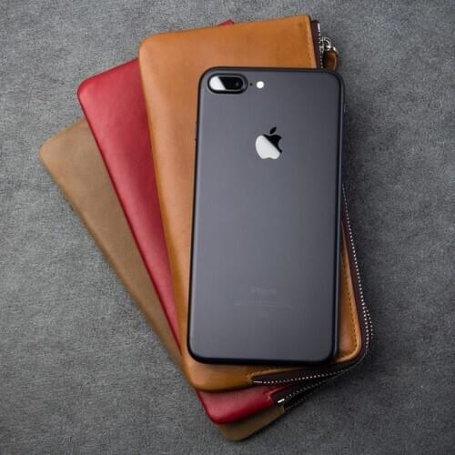 QIALINO Genuine Leather Case for iPhone 11 Pro Xs Max XR X 8 7 6 6s Plus 5S SE 2020 Bags Card Holder Wallet Stand Book Cover