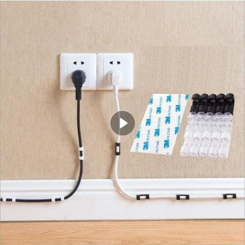 Cable Organizer Clips Cable Protector Cable Management Desktop Workstation Wire Manager Holder Charging Data Line Bobbin Winder