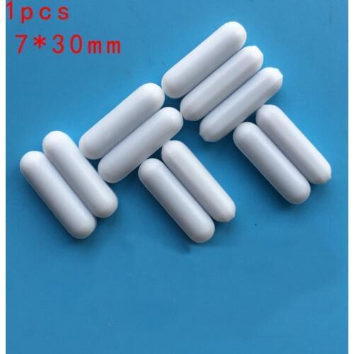 1 pcs Magnetic Stirrer Mixer Stir Bar PTFE Lab Spin Spinner Cylinder 7*30mm All sizes