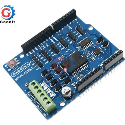 L298N Driver Board Module 4A Dual Channel L298 DC Stepper Motor Driver Shield for Arduino 5 -12V Free Stop &Brake Function