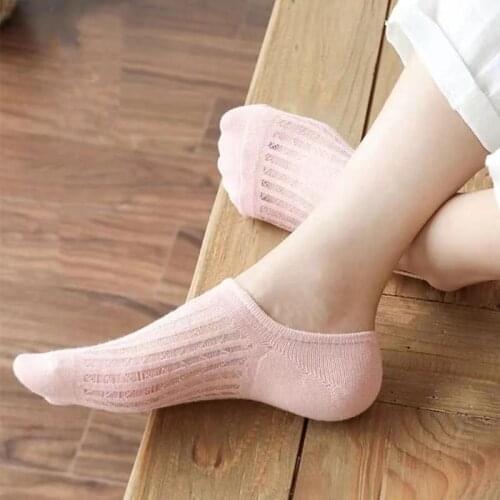 1PC Socks Childrens Shallow Mouth Japanese Ship Summer Invisible Silicone Anti-skid Odor Air Conditioning